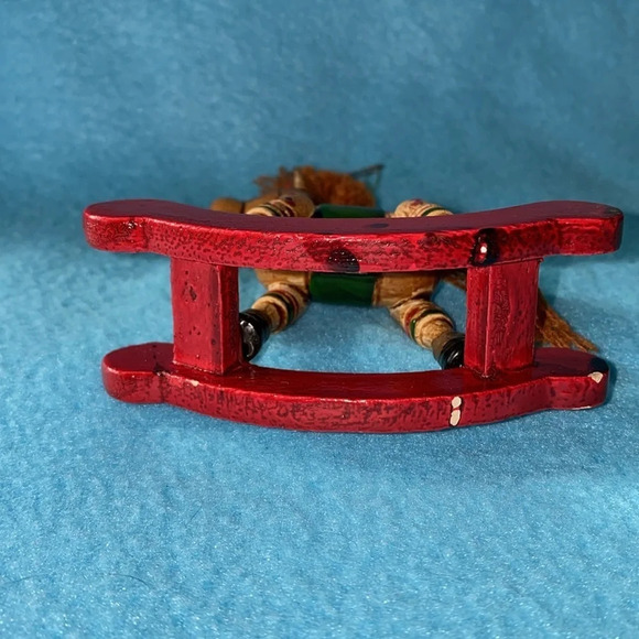 VINTAGE ROCKING HORSE Ornament crafted of wood - Picture 5 of 8